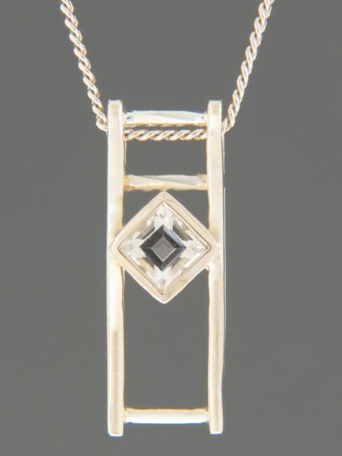 Zircon Pendant - Sterling Silver - Z425