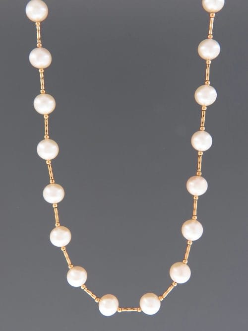 8mm Pacific Pearls with twist beads - YW8HN