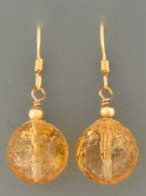 Citrine Earrings - 14ct Gold Filled - C515G