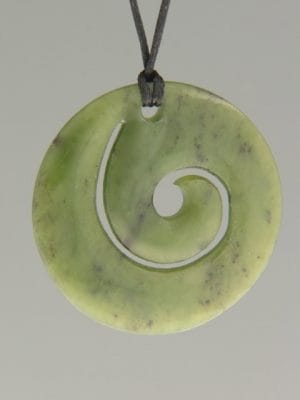 Jade Closed Spiral (medium) - JF2