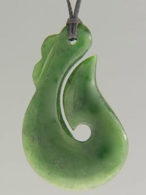 Jade Fish hook (medium) - JH