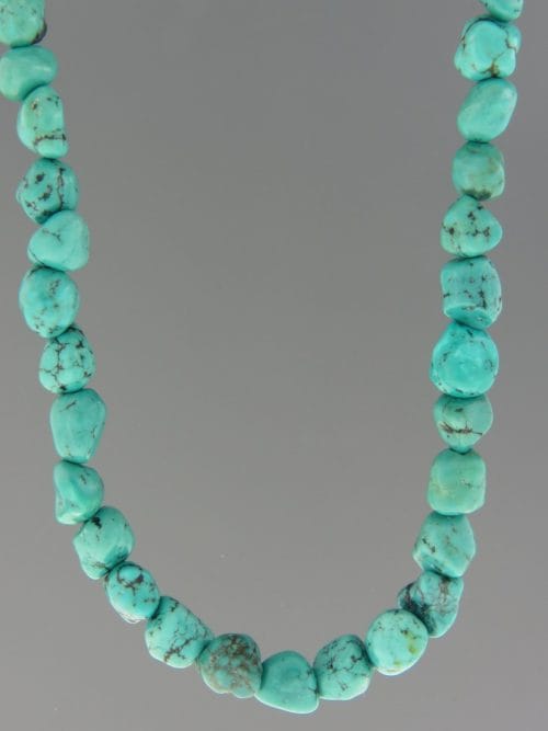 Turquoise Necklace - irregular nuggets - TQ055