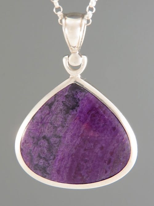 Sugilite Pendant - Sterling Silver - SG316