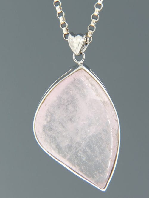 Kunzite Pendant - Sterling Silver - KU303