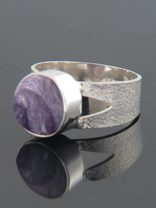 Charoite Ring - Sterling Silver - CH112R