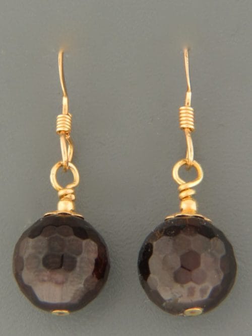 Garnet Earrings - 14ct Gold Filled - G598G