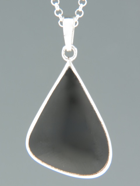 Onyx Pendant - Sterling Silver - OX303