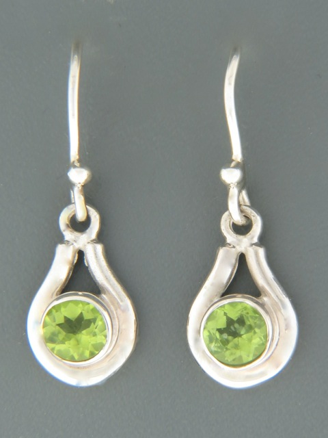 Peridot Earrings - Sterling Silver - P552