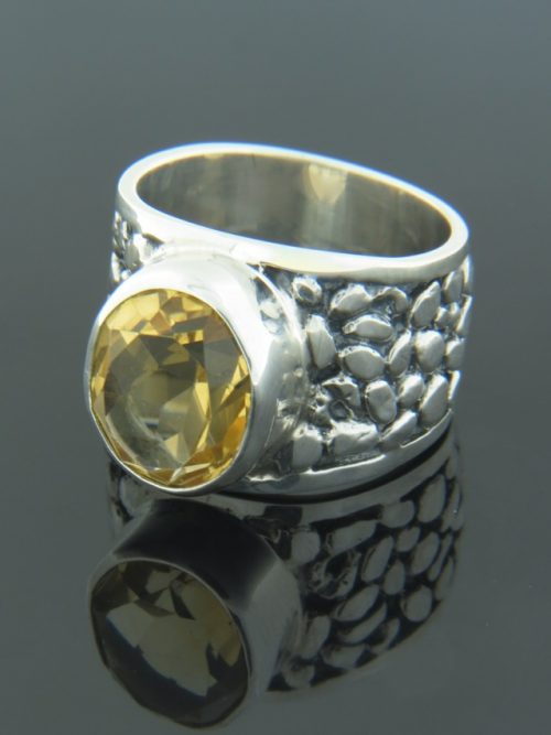 Citrine Ring - Sterling Silver - C107R