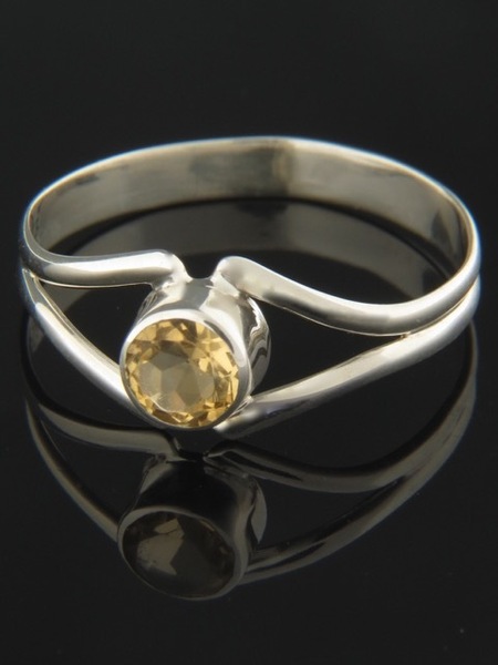Citrine Ring - Sterling Silver - C109R