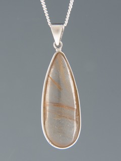 Rutile Quartz Pendant - Sterling Silver - RU303