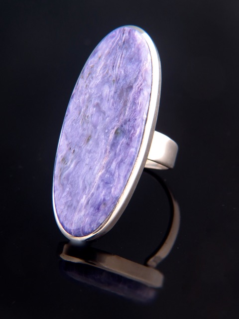 Charoite Ring - Sterling Silver - CH101R