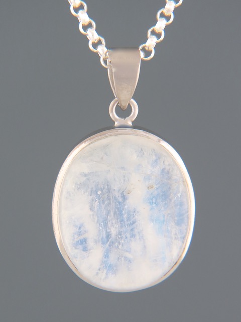 Moonstone Pendant - Sterling Silver - MS307