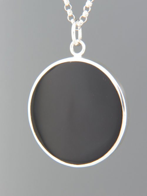 Onyx Pendant - Sterling Silver - OX349