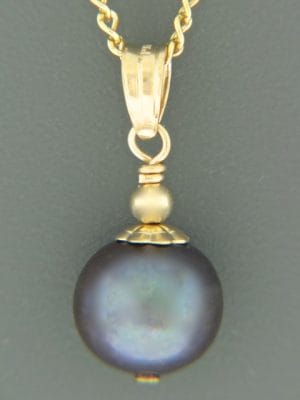 Pacific Pearl Pendant - 10mm Pearl - YD10PG