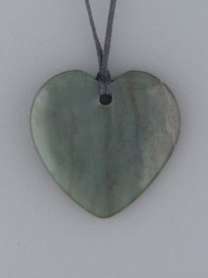 Jade Heart (large) Pendant - JC2