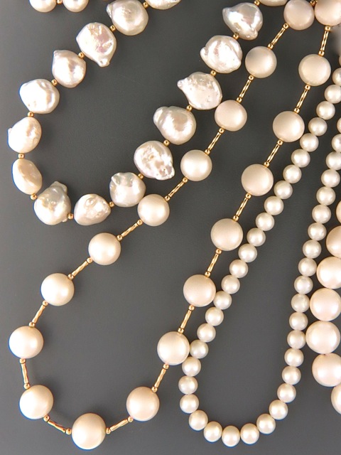 White Pearl Necklaces