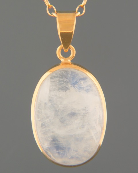 Moonstone Pendant - Gold Vermeil - MS306GV