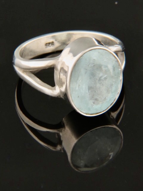 Aquamarine Ring - Sterling Silver - AQ101R