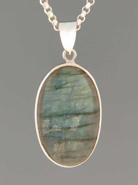 Labradorite Pendant - Sterling Silver - LAB310