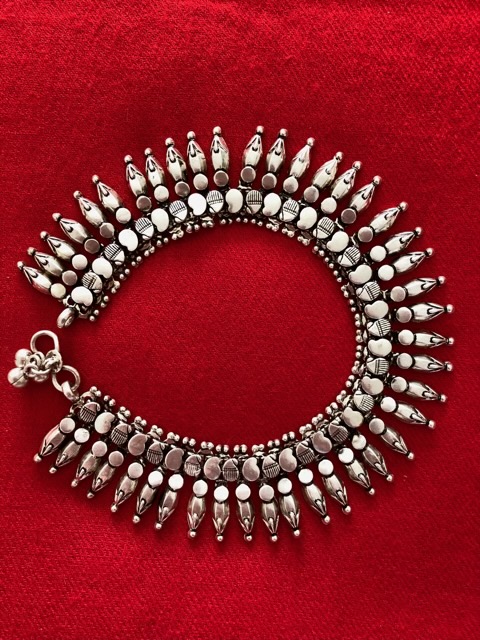 Tribal Ankle Bracelet - Sterling Silver - VTA900