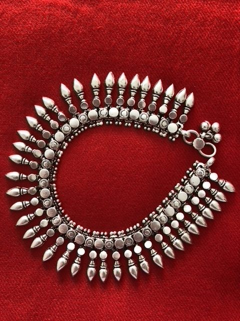 Tribal Anklet - Sterling Silver - VTB900