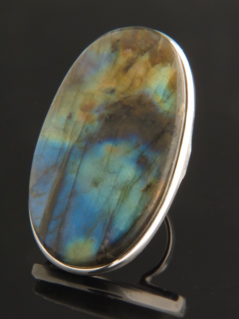 Labradorite Ring - Sterling Silver - LAB102R