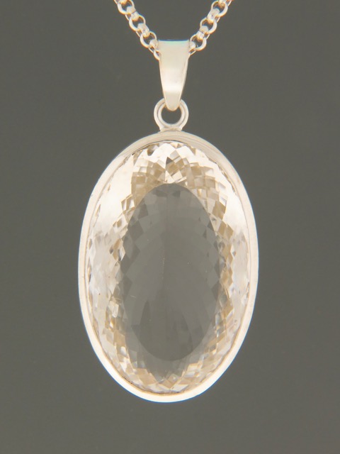 Quartz Crystal Pendant - Sterling Silver - Q300