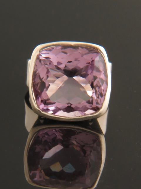 Amethyst Ring - Sterling Silver - A123R