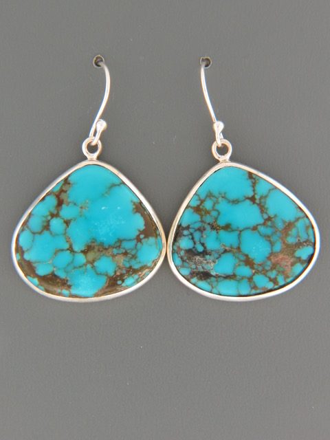 Turquoise Earrings - Sterling Silver - TQ500