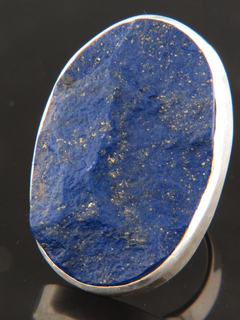 Raw Lapis Lazuli Ring - Sterling Silver - LL106R