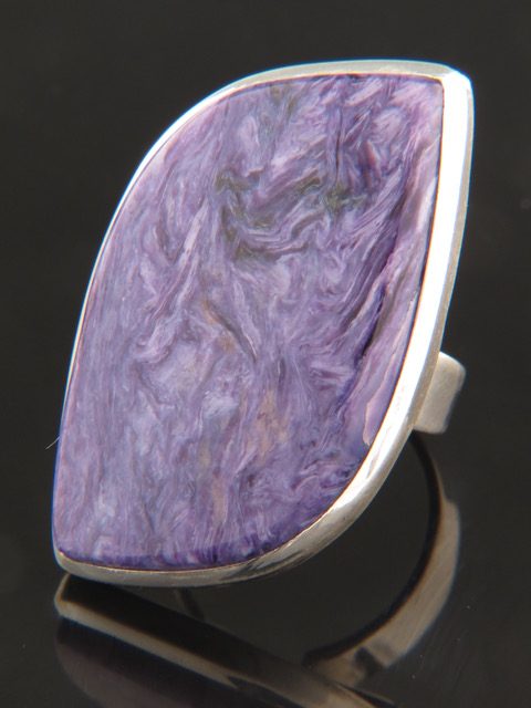 Charoite Ring - Sterling Silver - CH111R