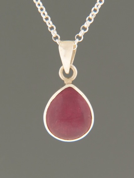 Pink Tourmaline Pendant - Sterling Silver - T300