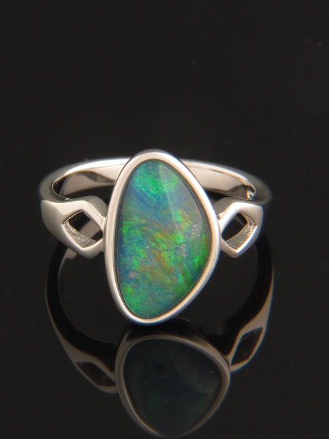 Opal Ring - Sterling Silver - OP107R