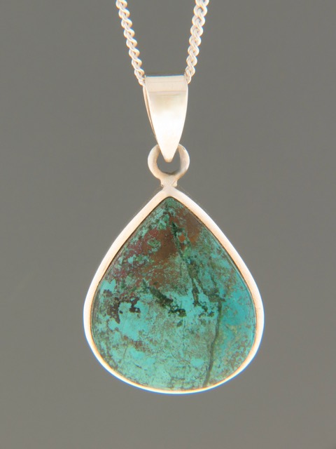 Turquoise Pendant - Sterling Silver - TQ303