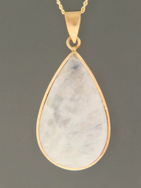 Moonstone Pendant - Gold Vermeil - MS320GV