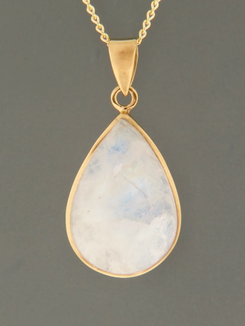 Moonstone Pendant - Gold Vermeil - MS321GV