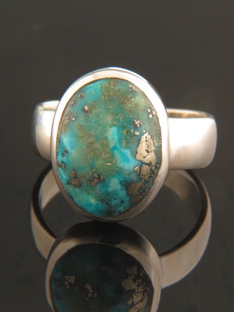Turquoise Ring - Sterling Silver - TQ106R