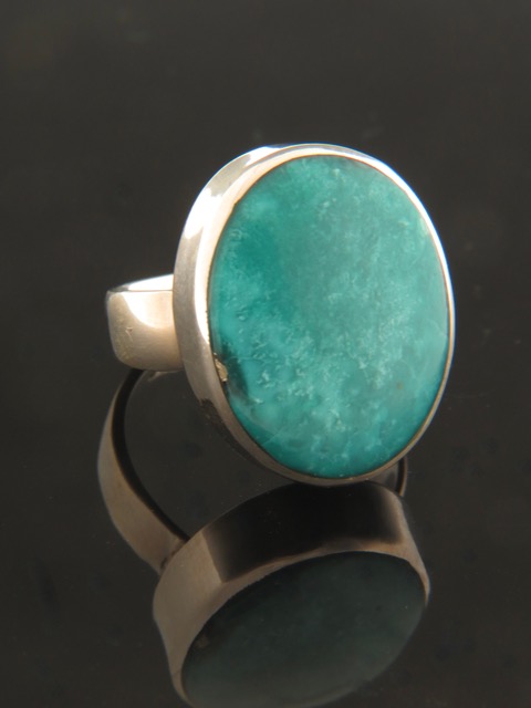 Turquoise Ring - Sterling Silver - TQ108R