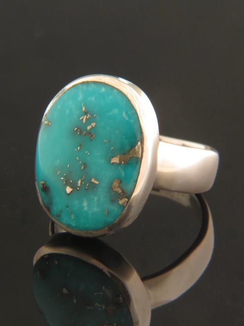 Turquoise Ring - Sterling Silver - TQ110R