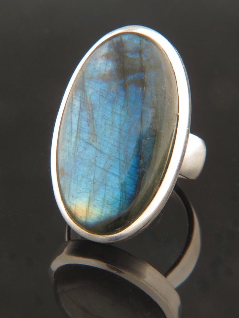 Labradorite Ring - Sterling Silver - LAB121R